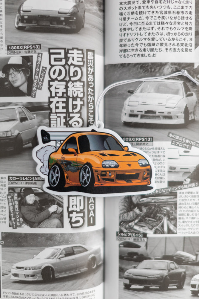 🏎️ Legendary Supra Air Freshener