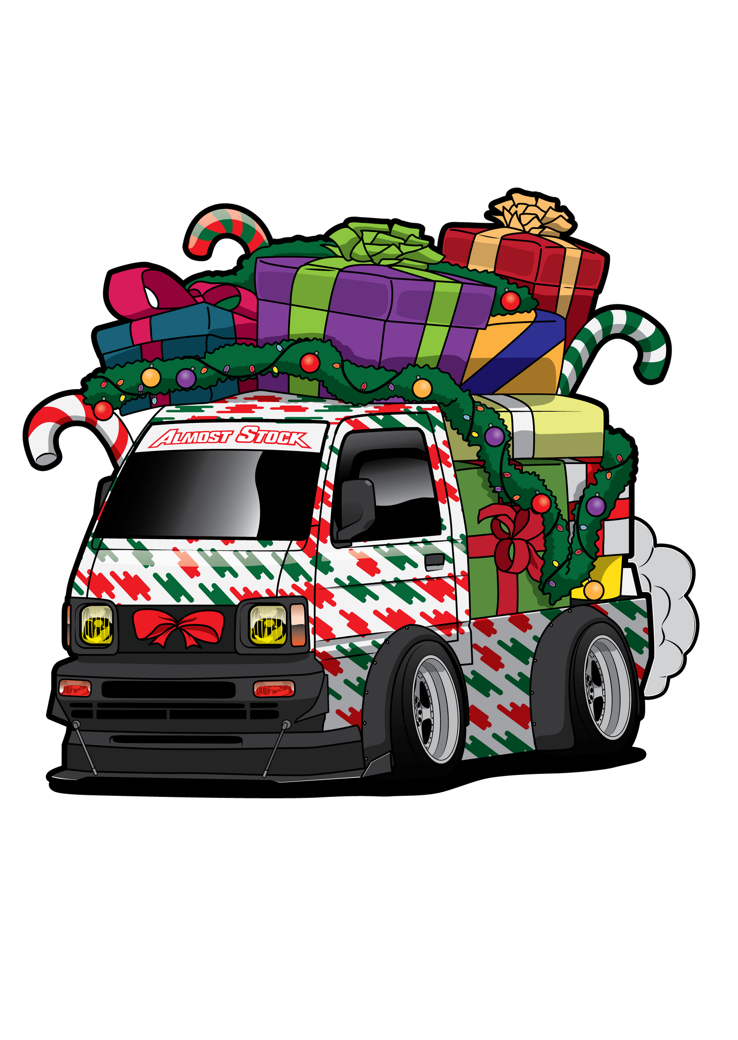 Christmas Kei Truck