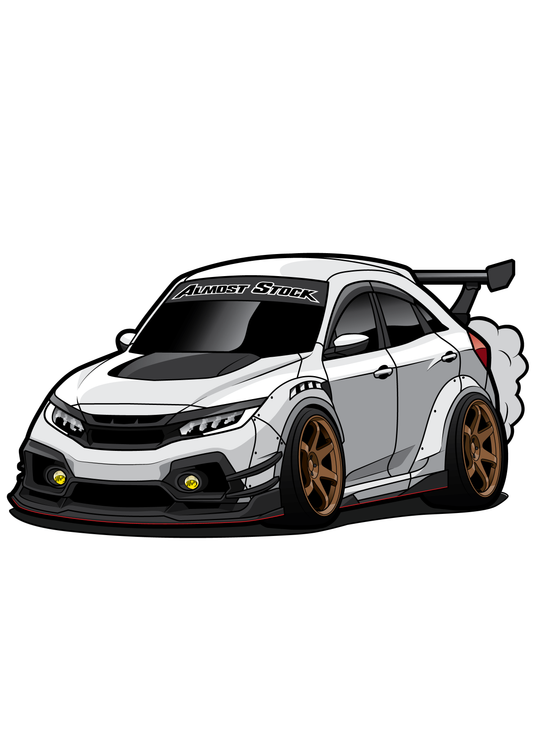 ⚡ Civic Street Samurai Air Freshener